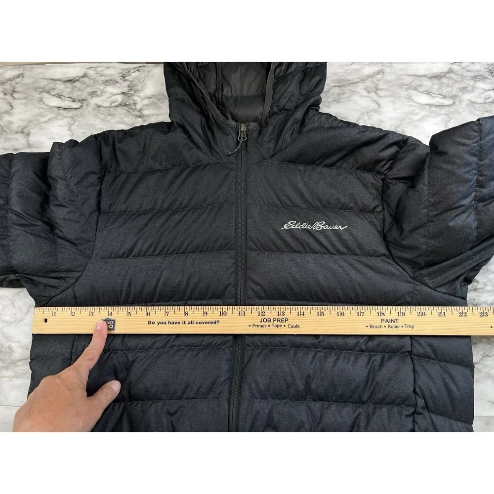 Eddie Bauer EB650 Down Puffer Jacket Mens Medium Full Zip Insulated Coat